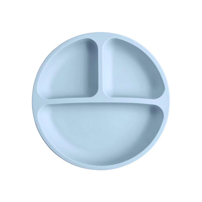 Kaymaz üç bölmeli silikon tabak – daha keyifli yemek keyfi