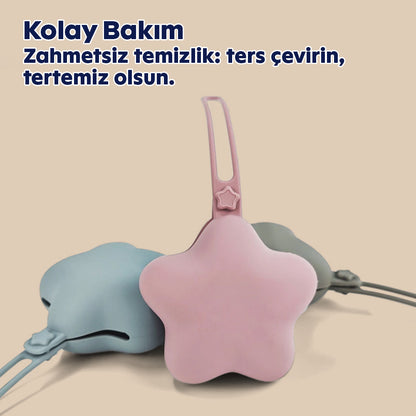 Silikon emzik kutusu – hareket halindeyken temiz ve kullanışlı