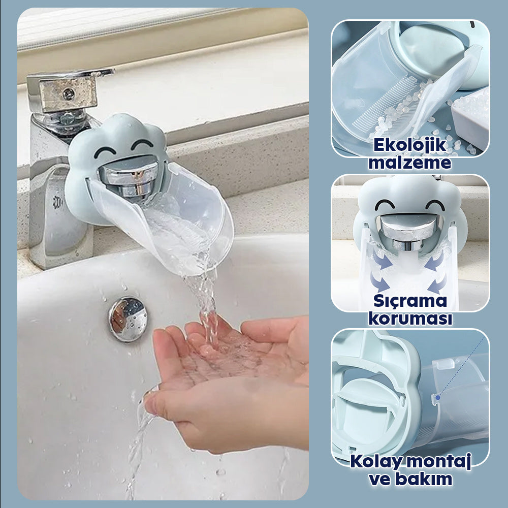 Çocuklar için musluk uzatıcı – minik eller artık daha rahat yıkanıyor!