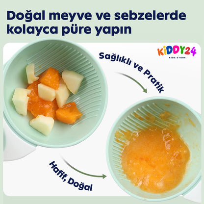 Püre yapma kasesi – mama hazırlama kolaylığı
