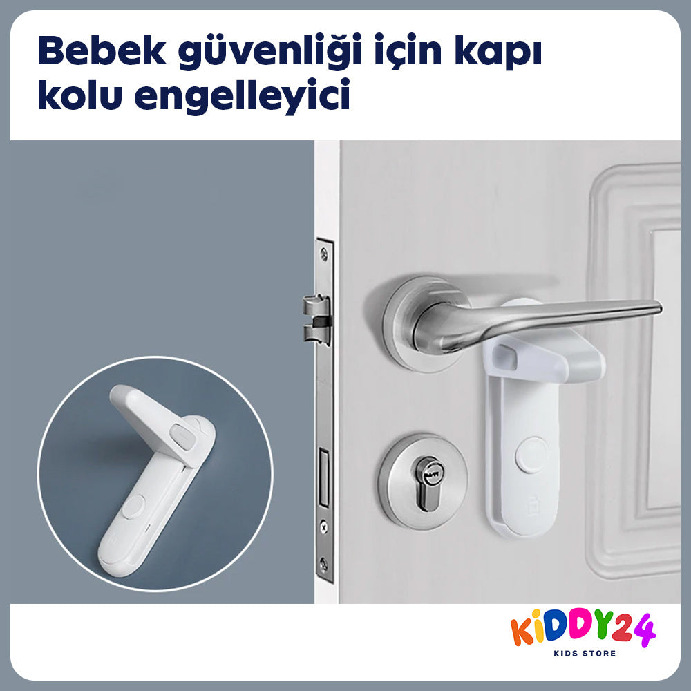 Kapı kolu çocuk emniyet kilidi – küçük kaşifler için daha fazla güvenlik
