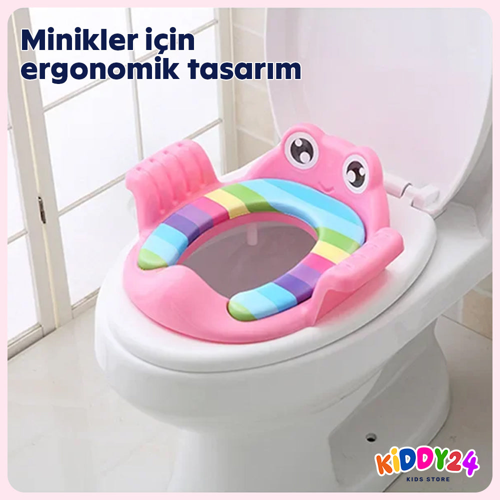 Çocuklar için neşeli, renkli tuvalet oturağı – tuvalet eğitimi için güvenli, rahat ve eğlenceli!