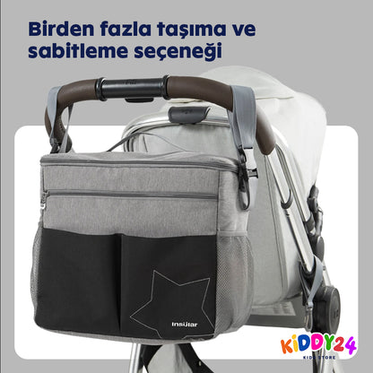 Pratik ve şık büyük bebek çantası – annelere özel konfor