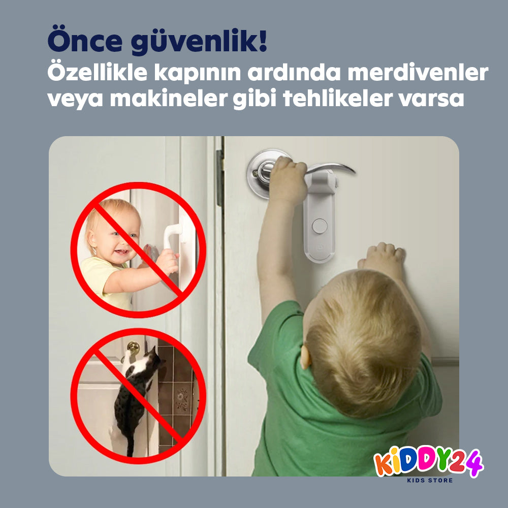Kapı kolu çocuk emniyet kilidi – küçük kaşifler için daha fazla güvenlik
