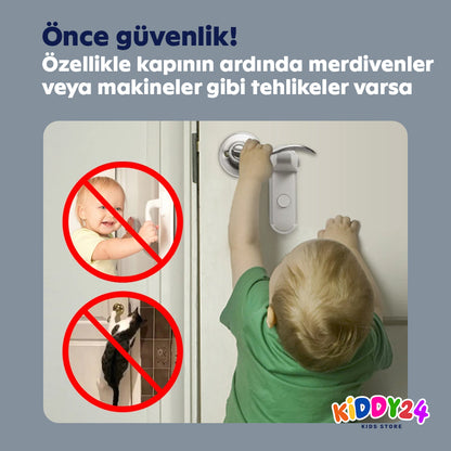 Kapı kolu çocuk emniyet kilidi – küçük kaşifler için daha fazla güvenlik