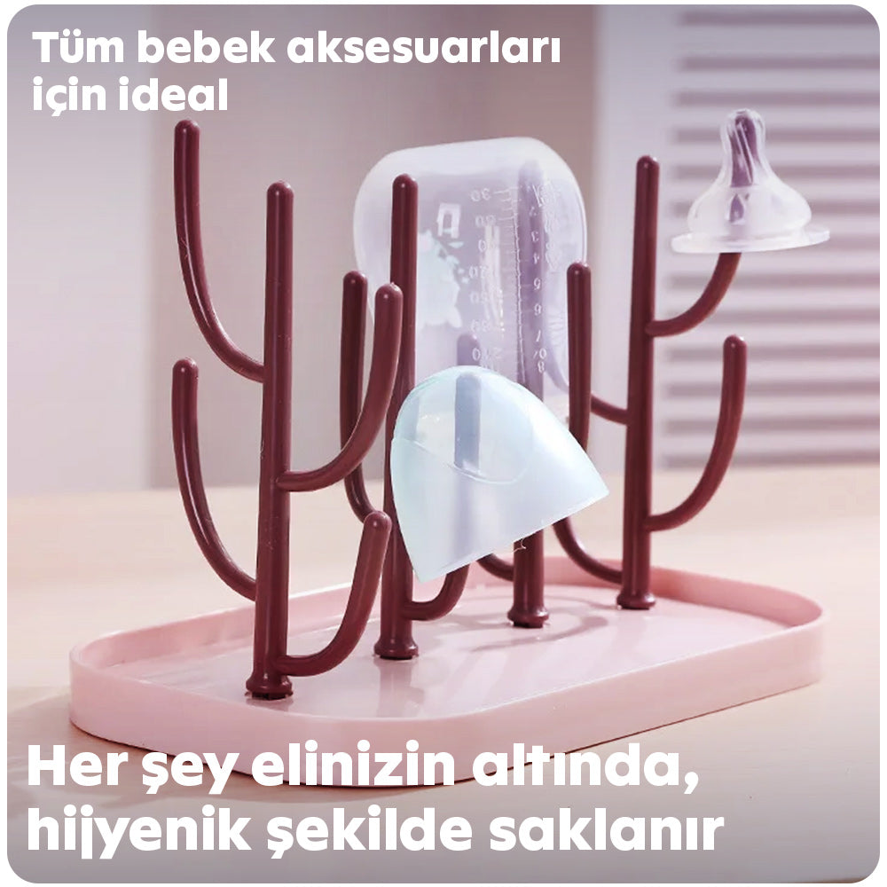 Biberon kurutma rafı – temiz, kuru ve düzenli