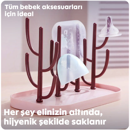 Biberon kurutma rafı – temiz, kuru ve düzenli