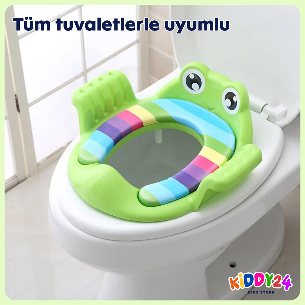Çocuklar için neşeli, renkli tuvalet oturağı – tuvalet eğitimi için güvenli, rahat ve eğlenceli!