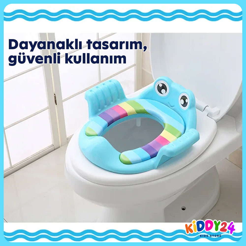 Çocuklar için neşeli, renkli tuvalet oturağı – tuvalet eğitimi için güvenli, rahat ve eğlenceli!