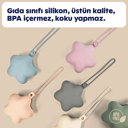 Silikon emzik kutusu – hareket halindeyken temiz ve kullanışlı