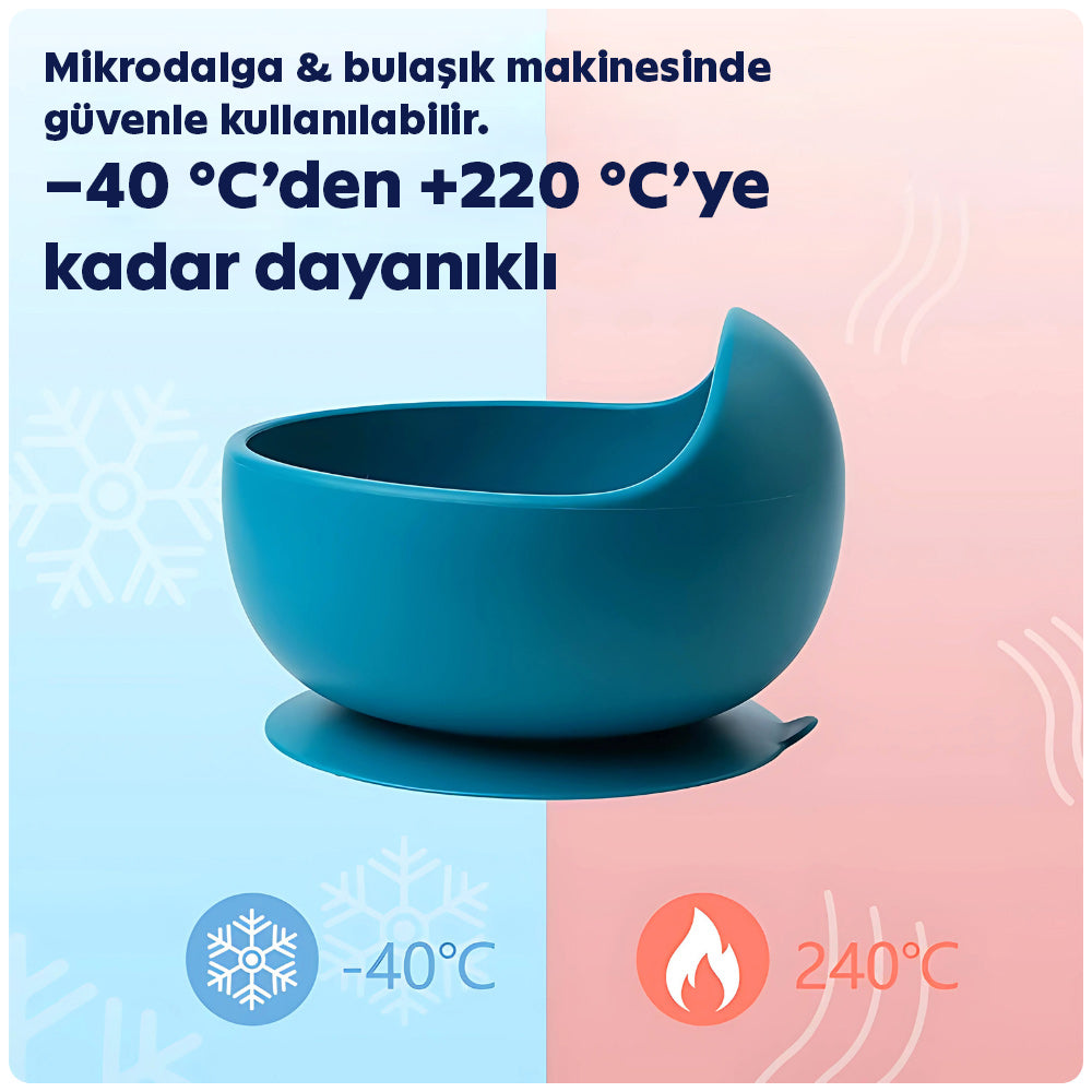 Vantuzlu kase, sınırsız kolaylık – güvenli beslenme deneyimi