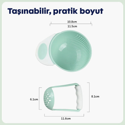 Püre yapma kasesi – mama hazırlama kolaylığı
