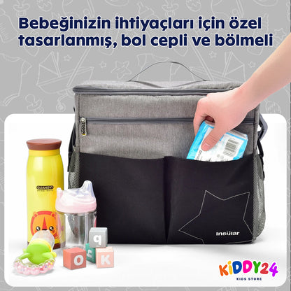 Pratik ve şık büyük bebek çantası – annelere özel konfor