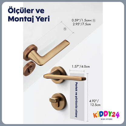 Kapı kolu çocuk emniyet kilidi – küçük kaşifler için daha fazla güvenlik