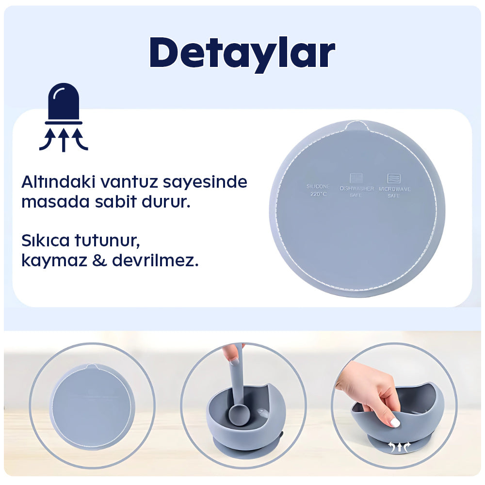 Vantuzlu kase, sınırsız kolaylık – güvenli beslenme deneyimi