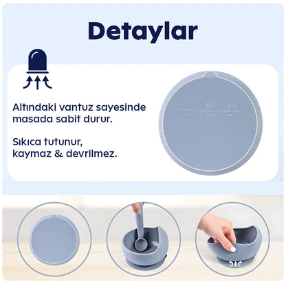 Vantuzlu kase, sınırsız kolaylık – güvenli beslenme deneyimi