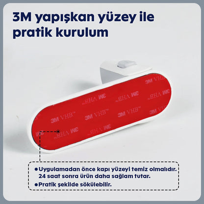 Kapı kolu çocuk emniyet kilidi – küçük kaşifler için daha fazla güvenlik