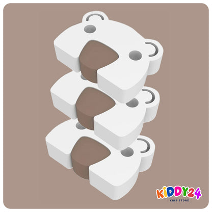 Ayı tasarımlı çocuk güvenli kapı stoperi – her türlü kapı tipi için uygundur