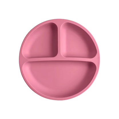 Kaymaz üç bölmeli silikon tabak – daha keyifli yemek keyfi