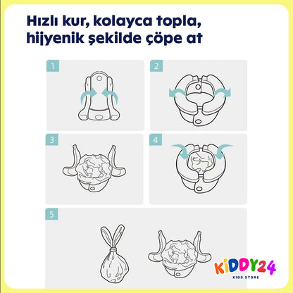 Taşınabilir lazımlık – seyahat ederken pratik ve hijyenik