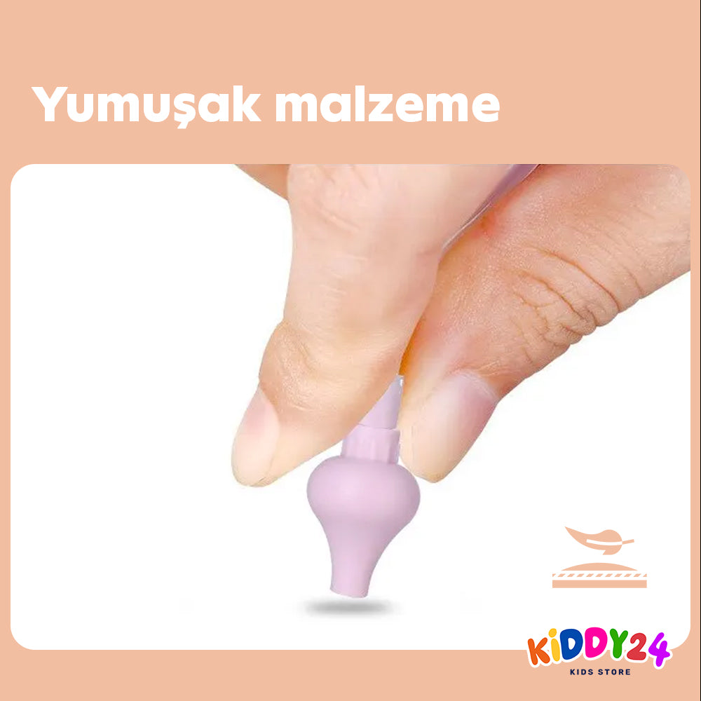 Pratik ve Etkili Bebek Burun Aspiratörü – Ağızlıklı & Hijyenik