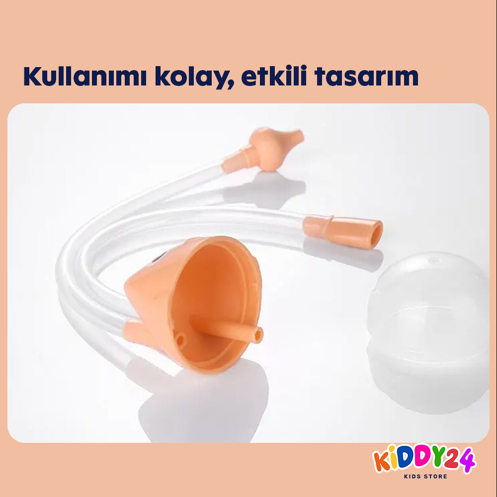 Pratik ve Etkili Bebek Burun Aspiratörü – Ağızlıklı & Hijyenik