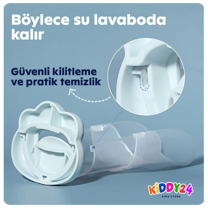 Çocuklar için musluk uzatıcı – minik eller artık daha rahat yıkanıyor!