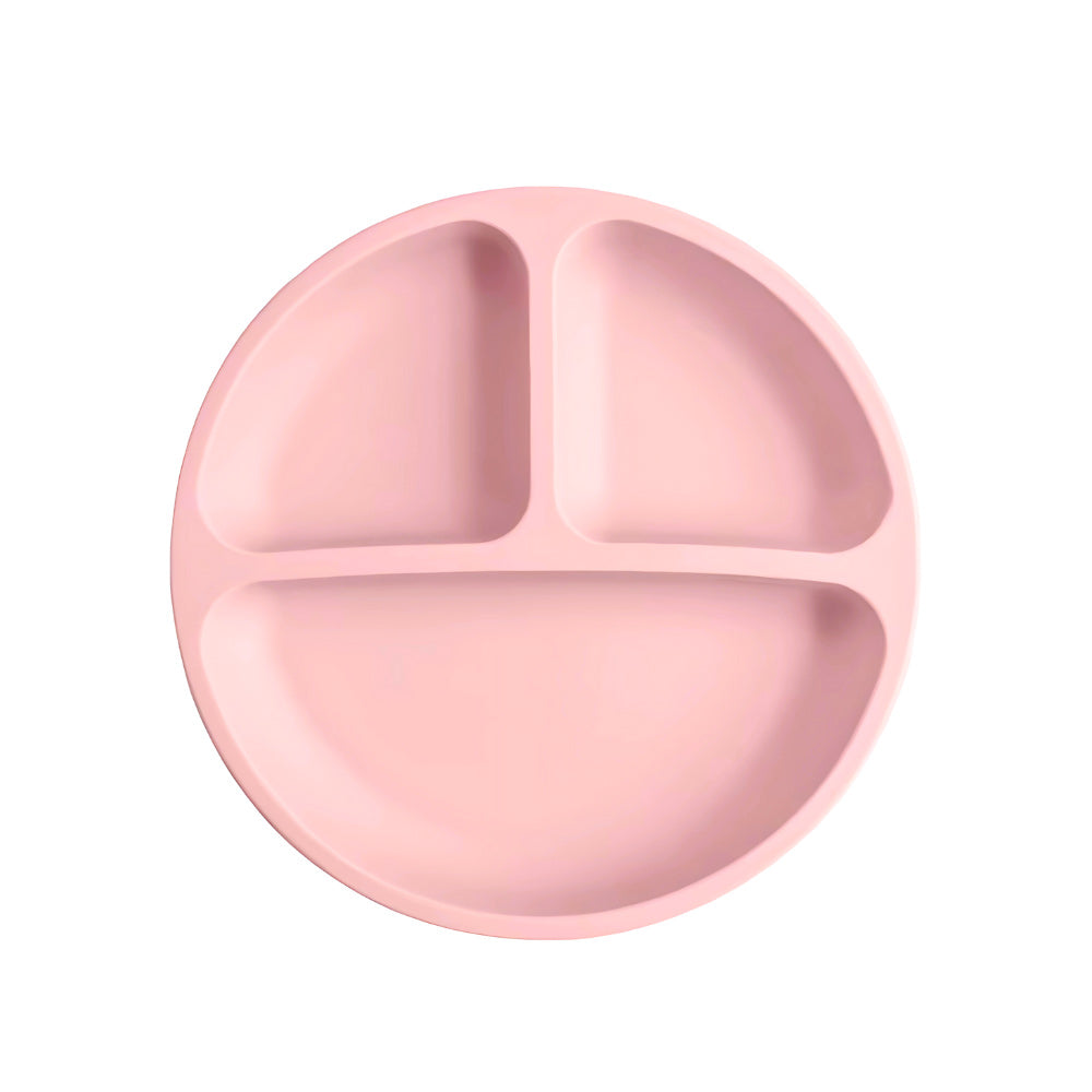 Kaymaz üç bölmeli silikon tabak – daha keyifli yemek keyfi